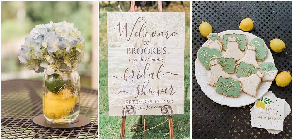 flowery branch wedding photographer photographs a bridal shower at a north Georgia winery 