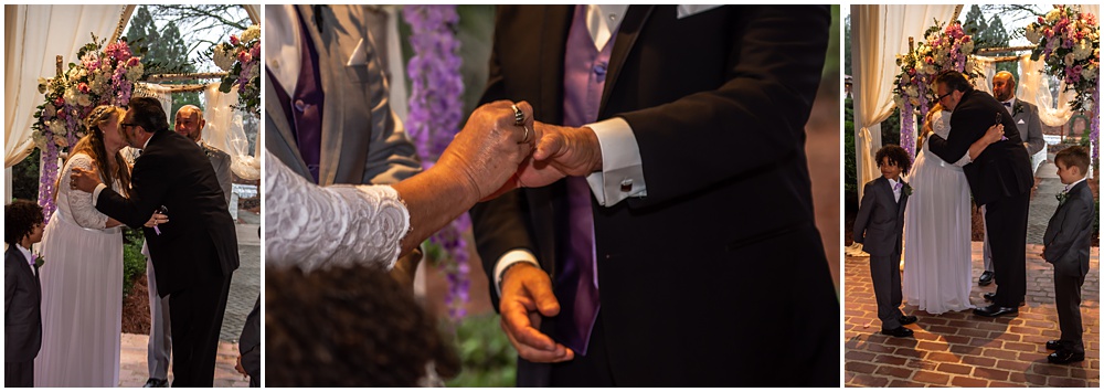 flowery branch photographer photograph bride and groom at a vow renewal at the carl house in auburn georgia 