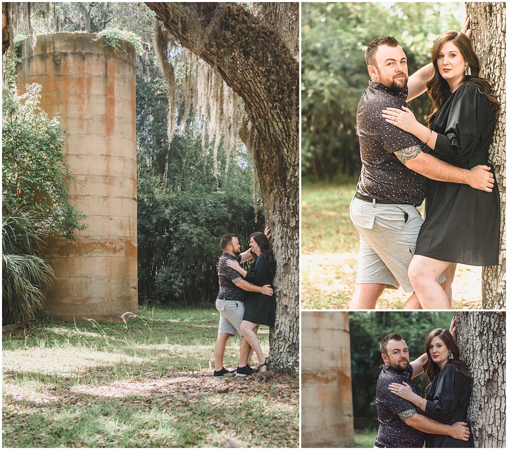 Atlanta wedding photographer photographs engagement session at wormsloe plantation in Savannah, Georgia 