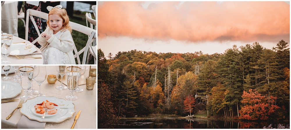  wedding at Half Mile Farm Venue in highlands, North Carolina. Reception Details. Photo by Paul Ashton Photography