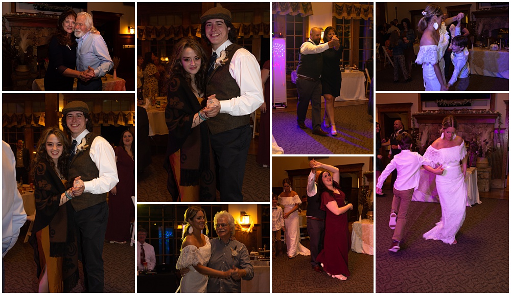 guests dancing during the wedding reception at sterling on the lake in flowery branch, ga 