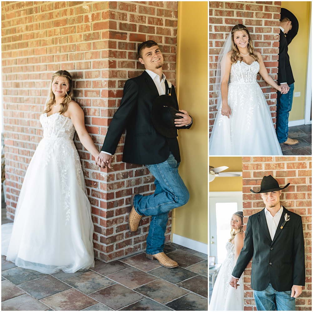 North Georgia photographer photographs the Bride and Groom's first touch 