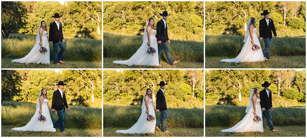 North Georgia photographer photographs the Bride and Groom after the wedding ceremony